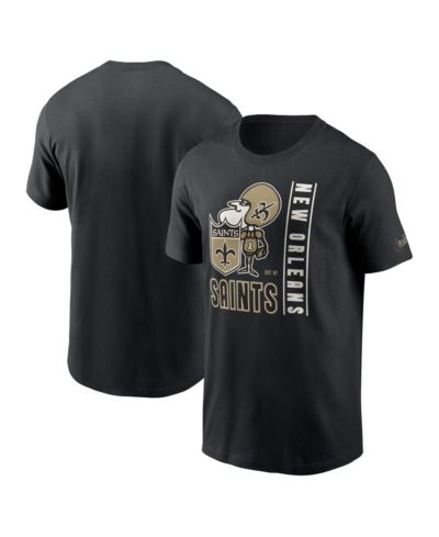 Мужская футболка Nike Black New Orleans Saints Lockup Essential