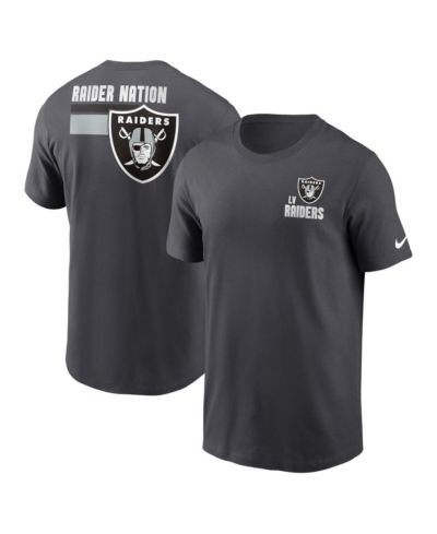 Nike Мужская футболка Las Vegas Raiders Blitz Essential, антрацитовый цвет