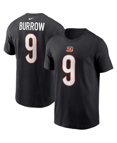 Nike Мужская футболка Joe Burrow Cincinnati Bengals, черная