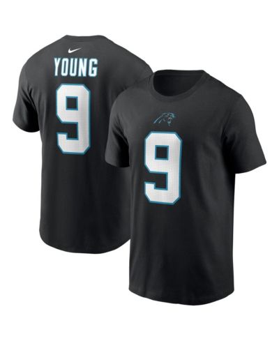 Men's Nike Bryce Young Black Carolina Panthers 2023 NFL Draft First Round Pick Player Name and Number T-shirt