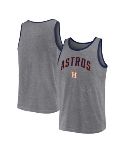 Мужской майка-топ Fanatics Heather Gray Houston Astros Primary