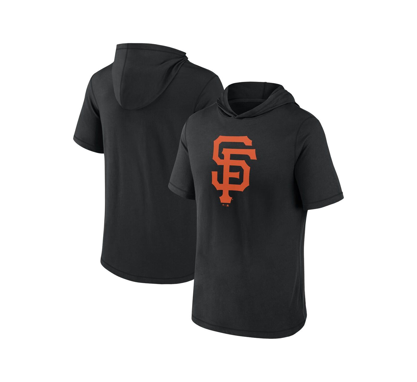 Мужская футболка-худи Fanatics Black San Francisco Giants Short Sleeve