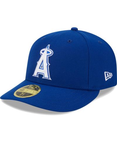 Мужская кепка New Era Low Profile 59FIFTY Los Angeles Angels White Logo