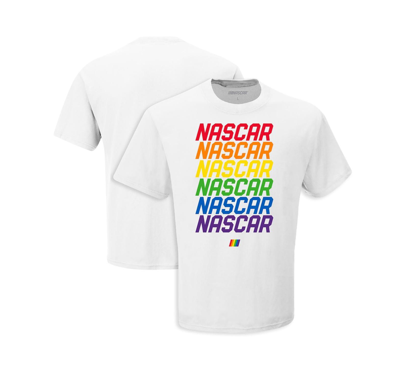 Футболка Checkered Flag Sports Men's White NASCAR