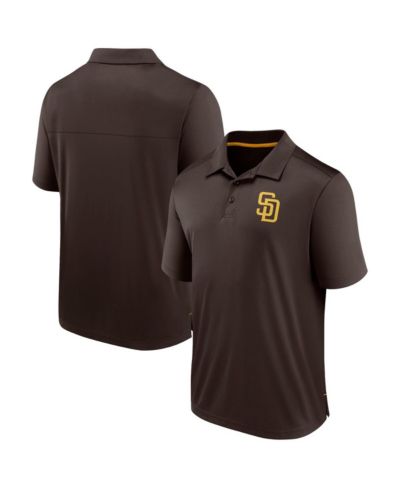 Мужская рубашка-поло Fanatics San Diego Padres, коричневая