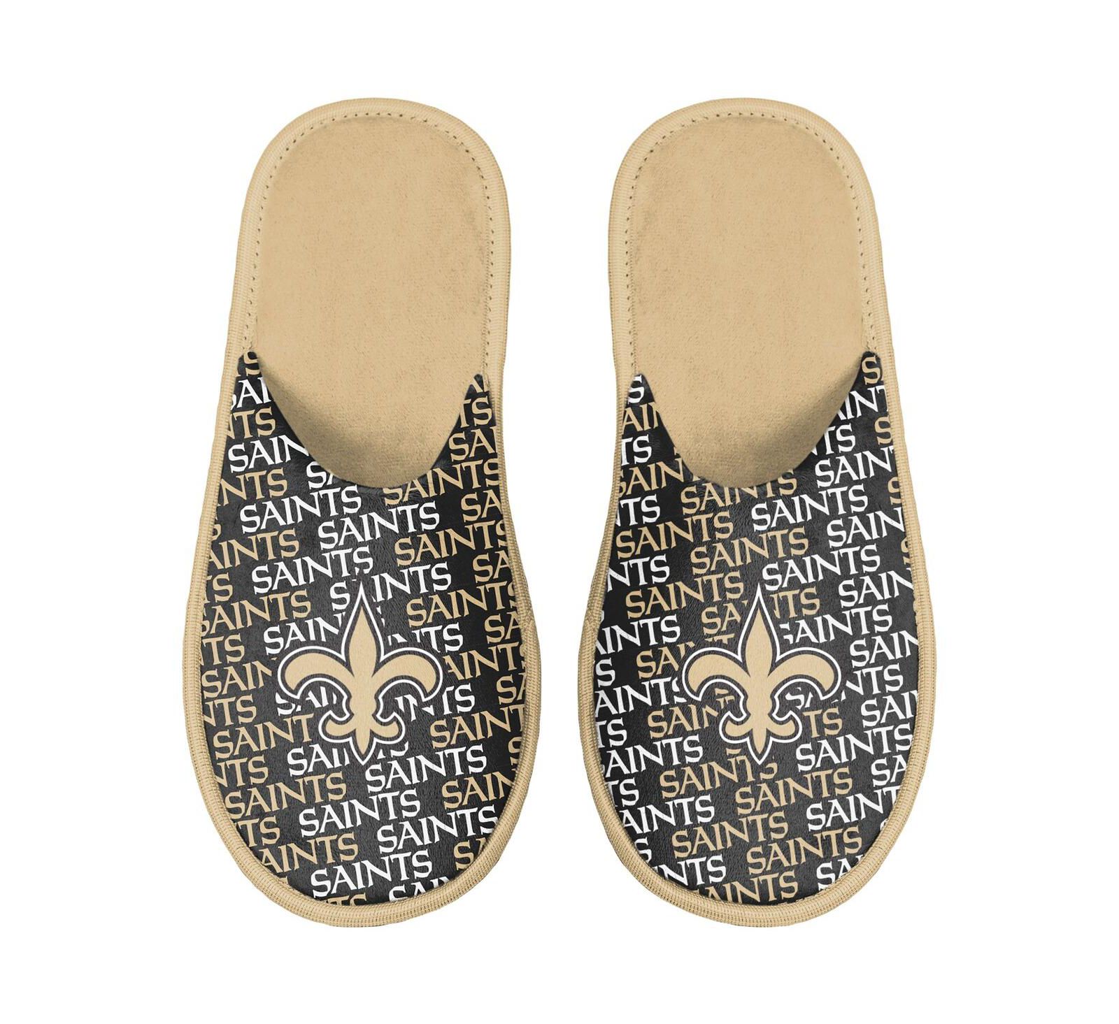Тапочки FOCO New Orleans Saints Scuff для мальчиков и девочек