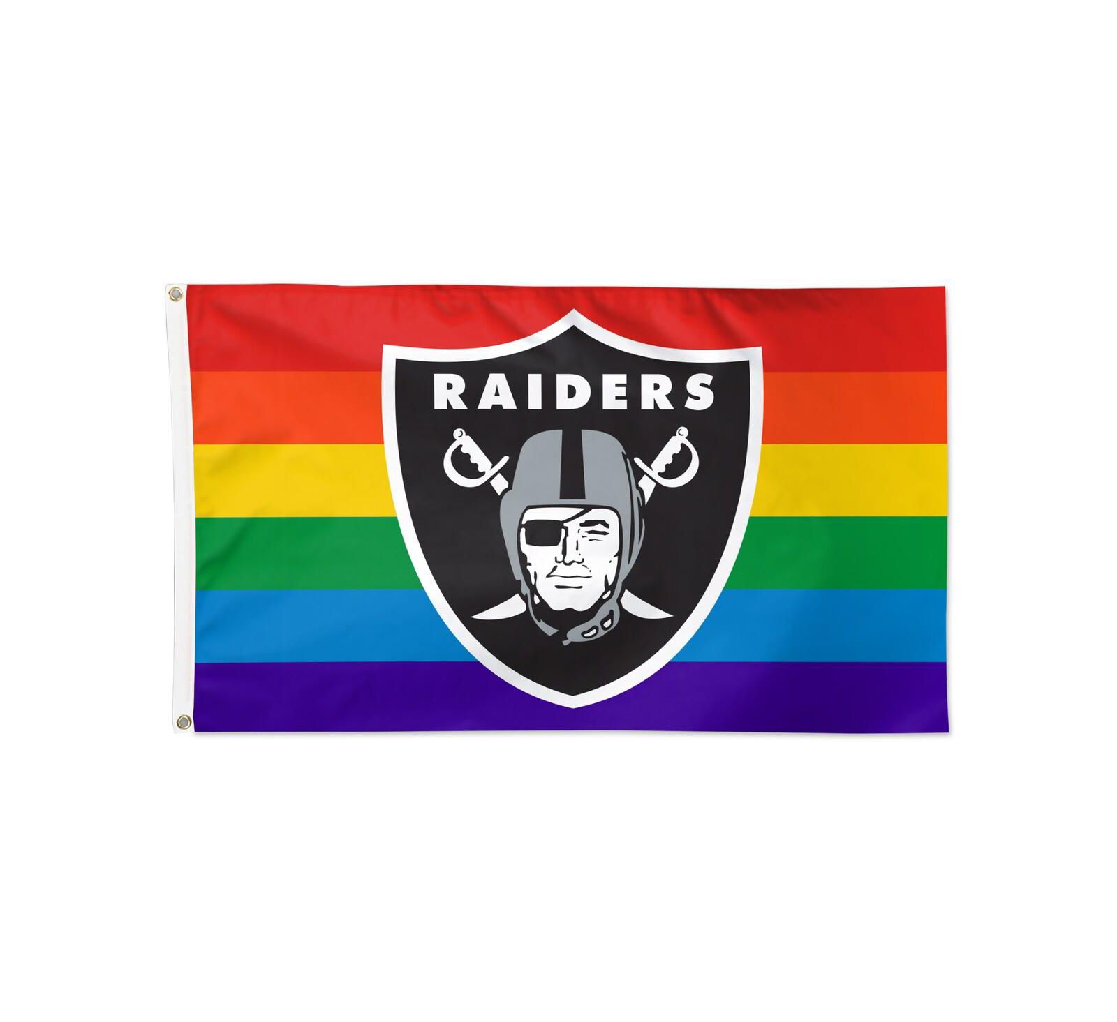 Wincraft Флаг Las Vegas Raiders Pride, односторонний, 3' x 5'