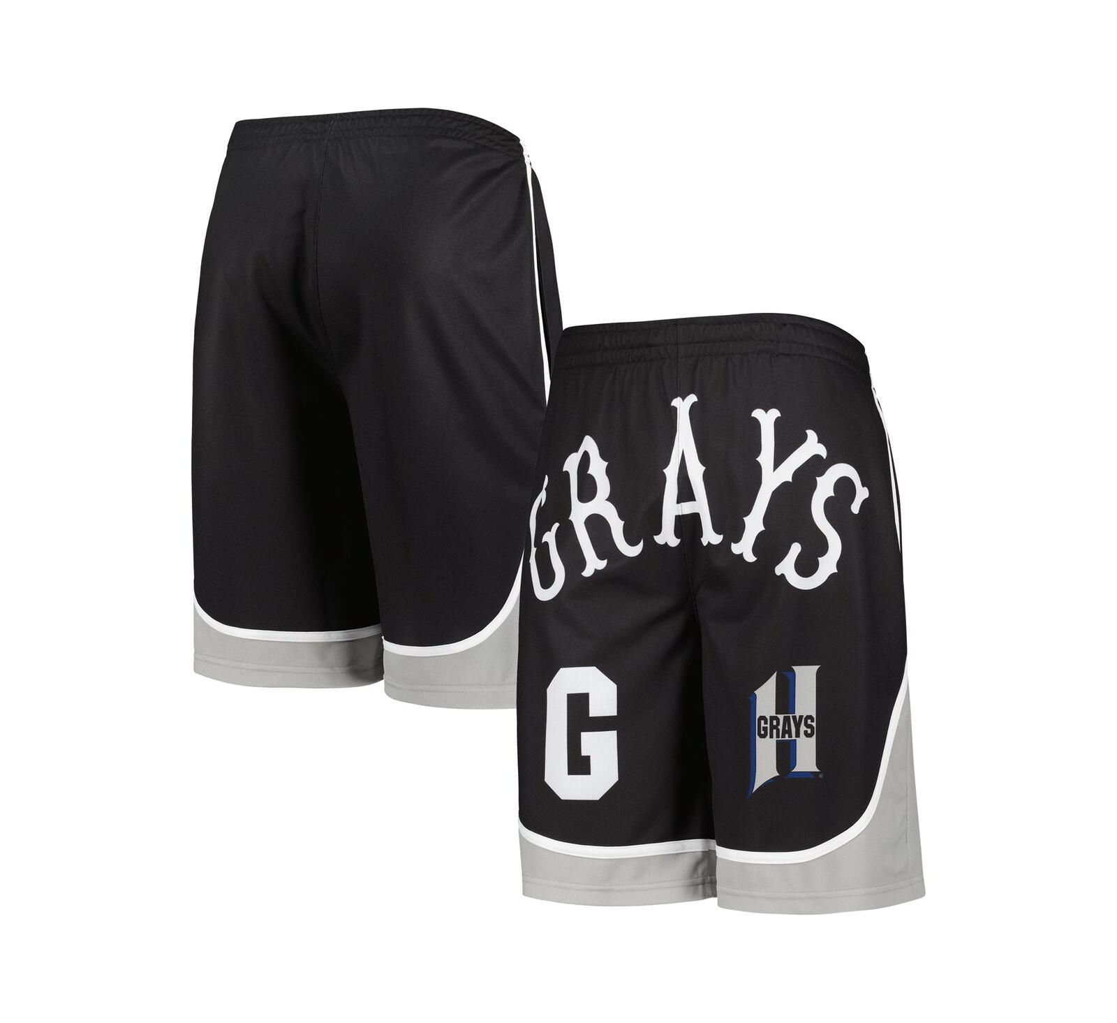Men's Stitches Black Homestead Grays Shorts