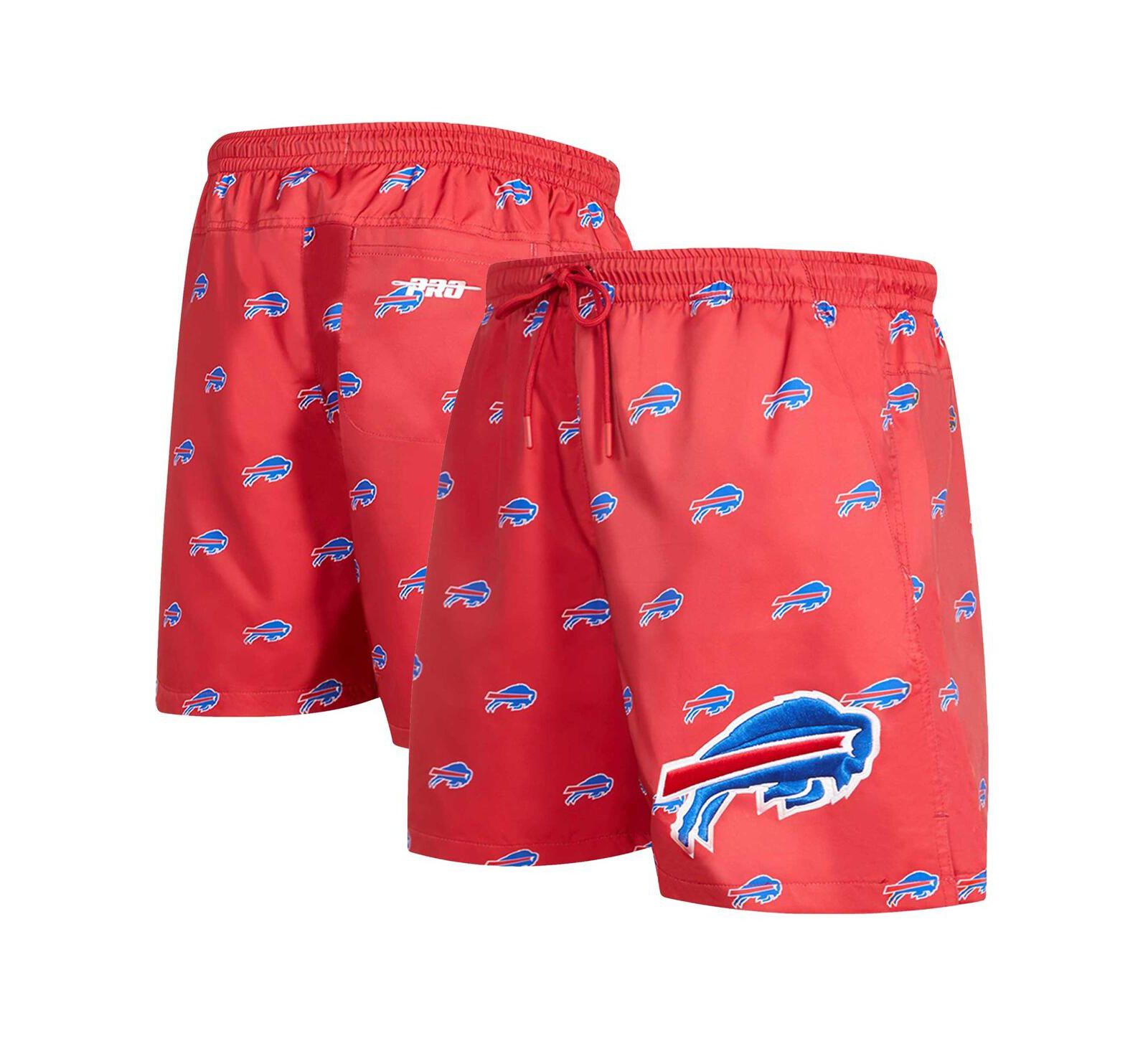 Мужские шорты Pro Standard Red Buffalo Bills Allover Print Mini Logo