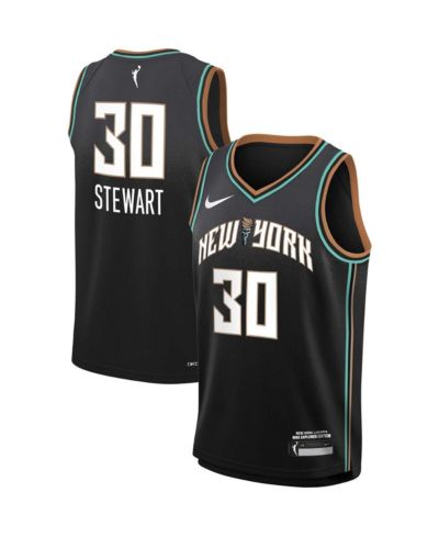 Детская джерси Nike Breanna Stewart Black New York Liberty Swingman Player - Explorer Edition