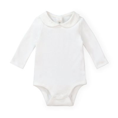Hope & Henry Baby Boys Hope and Henry Peter Pan Collar Bodysuit