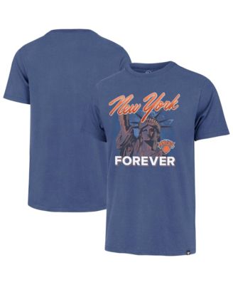 '47 Brand Men's Blue New York Knicks Forever Franklin T-Shirt