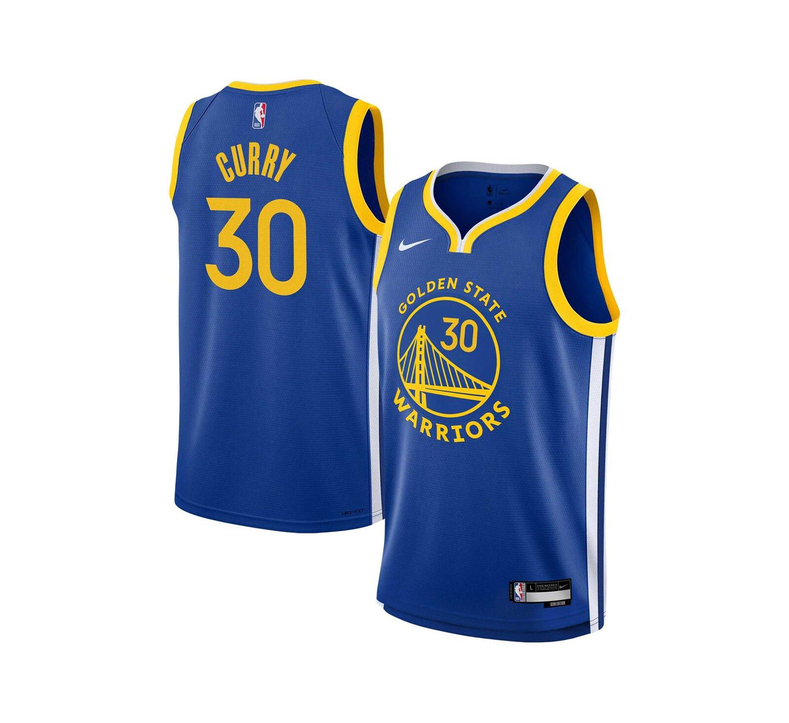 Nike джерси Stephen Curry Golden State Warriors Swingman для мальчиков
