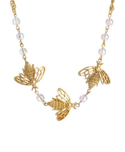 Ожерелье 2028 Crystal Aurora Borealis Bee