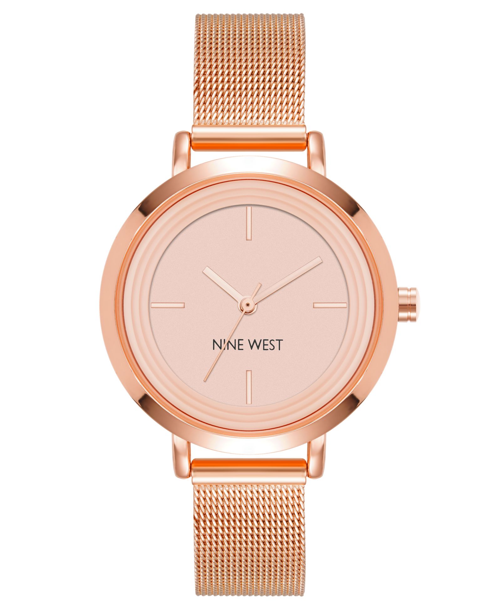 Nine West Женские часы с сетчатым ремешком, 34mm