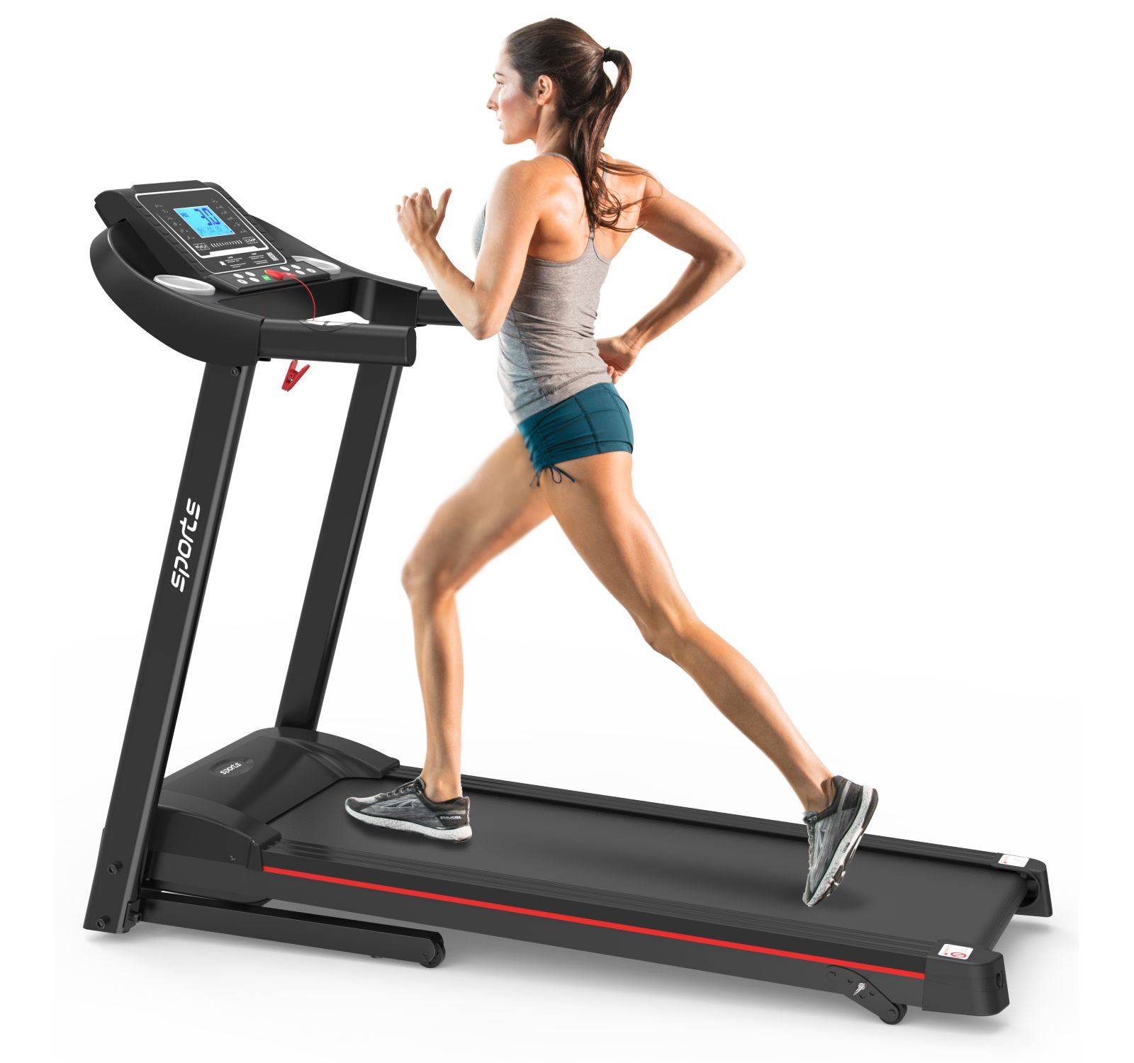Streamdale Furniture Fitshow Foldable Treadmill with Incline