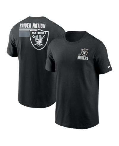 Мужская футболка Nike Black Las Vegas Raiders Blitz Essential