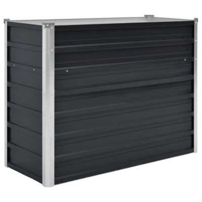 Садовая грядка vidaXL Galvanized Steel 39.4 x 15.7 x 30.3 in