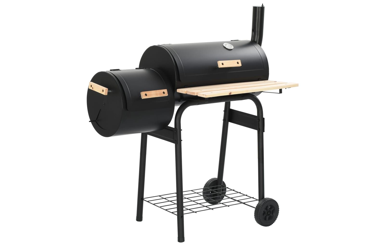 Классический угольный гриль-смокер vidaXL BBQ Offset