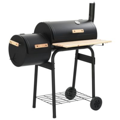 Классический угольный гриль-смокер vidaXL BBQ Offset