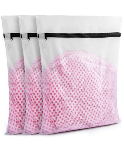 Многоразовые мешки для стирки Zulay Kitchen из сетки, 3 шт., для деликатных тканей и стиральной машины