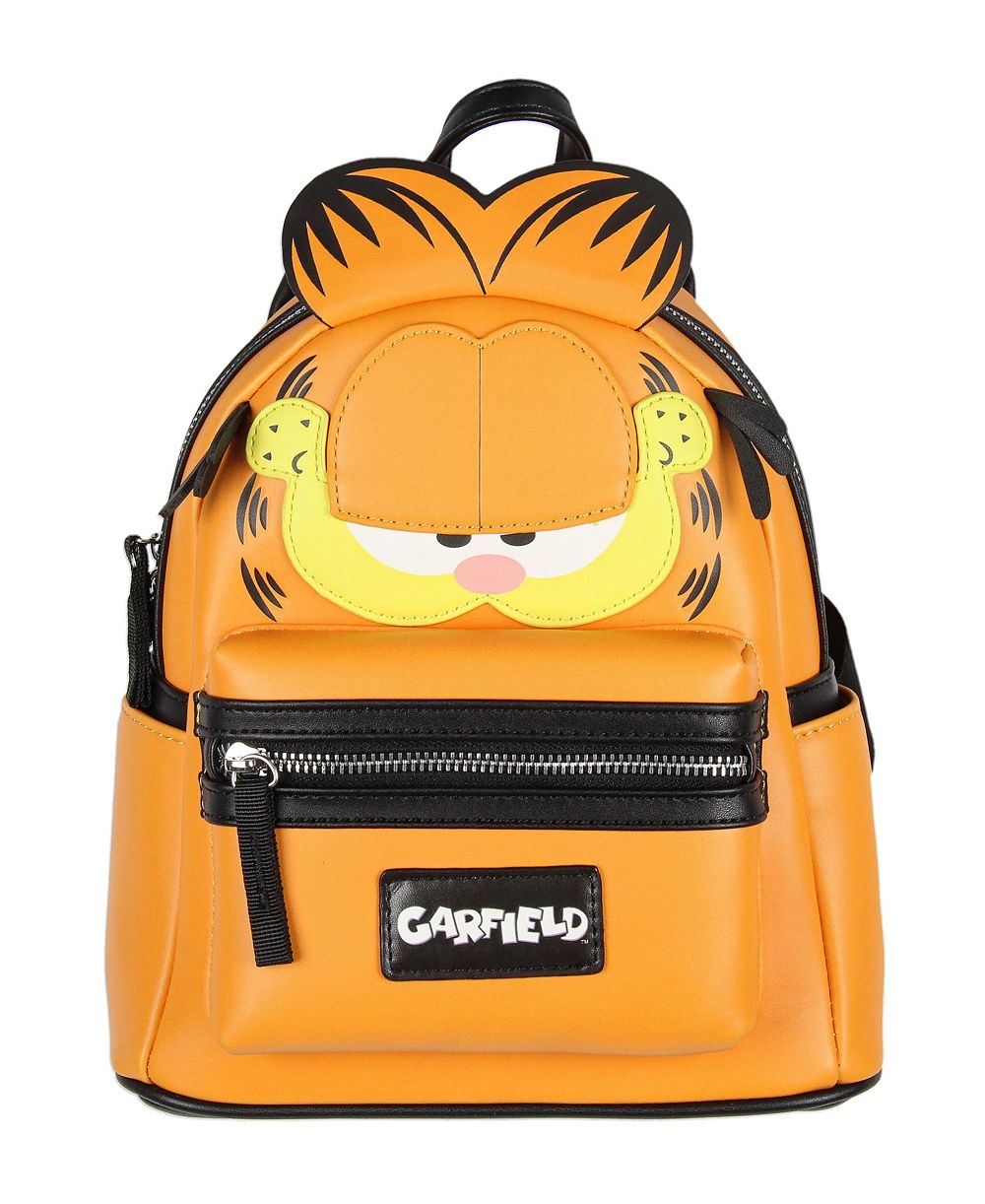 Мини рюкзак Garfield Nickelodeon Classic Comic Character Face с молнией 10"