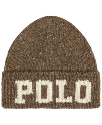Polo Ralph Lauren Мужская вязаная шапка Beanie Knit Tweed Polo