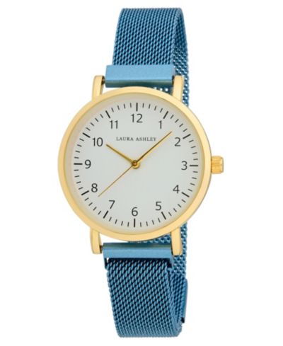 Часы Laura Ashley Women's Quartz Blue Alloy 34mm