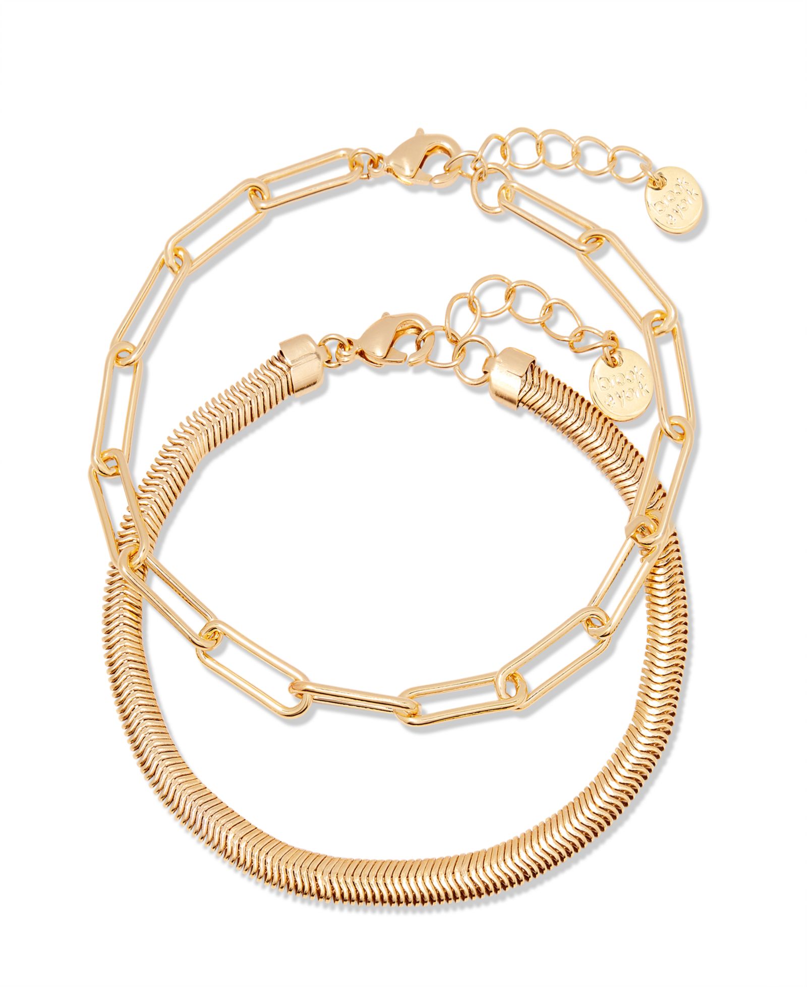 Набор браслетов brook & york "14k Gold" Colette, 2 шт