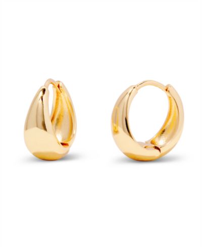 Серьги-кольца brook & york Aubrey "14k Gold" Vermeil Huggies