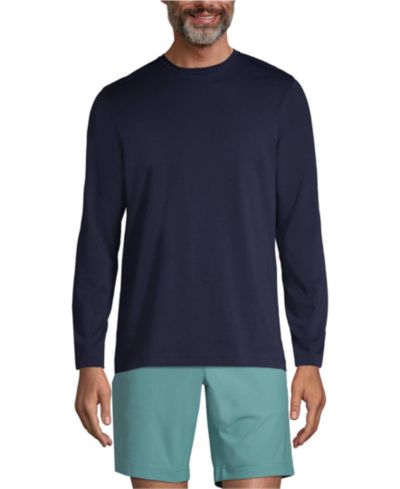 Lands' End Men's Long Sleeve Cotton Supima Tee