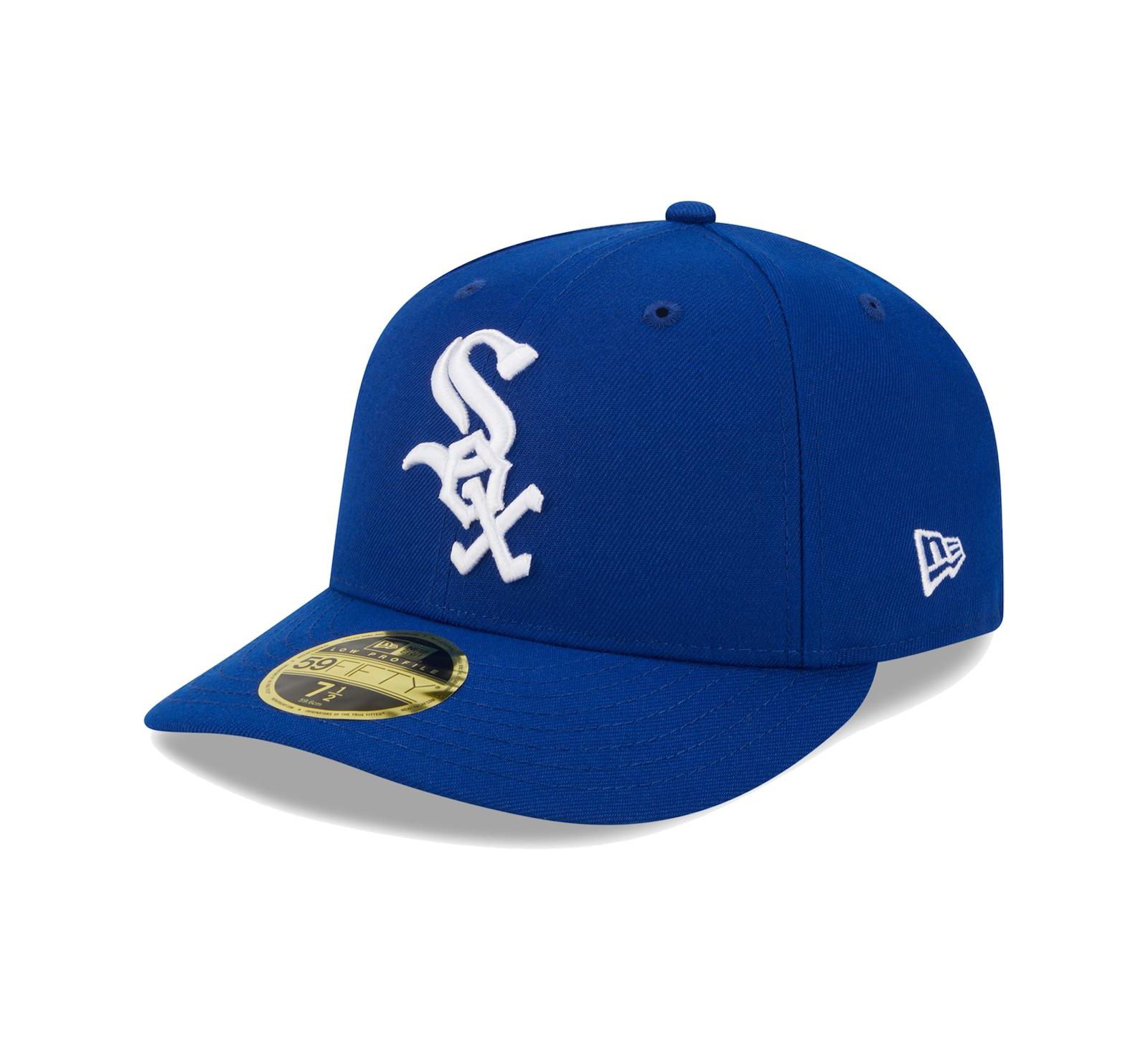 Men's New Era Royal Chicago White Sox White Logo Low Profile 59FIFTY Fitted Hat