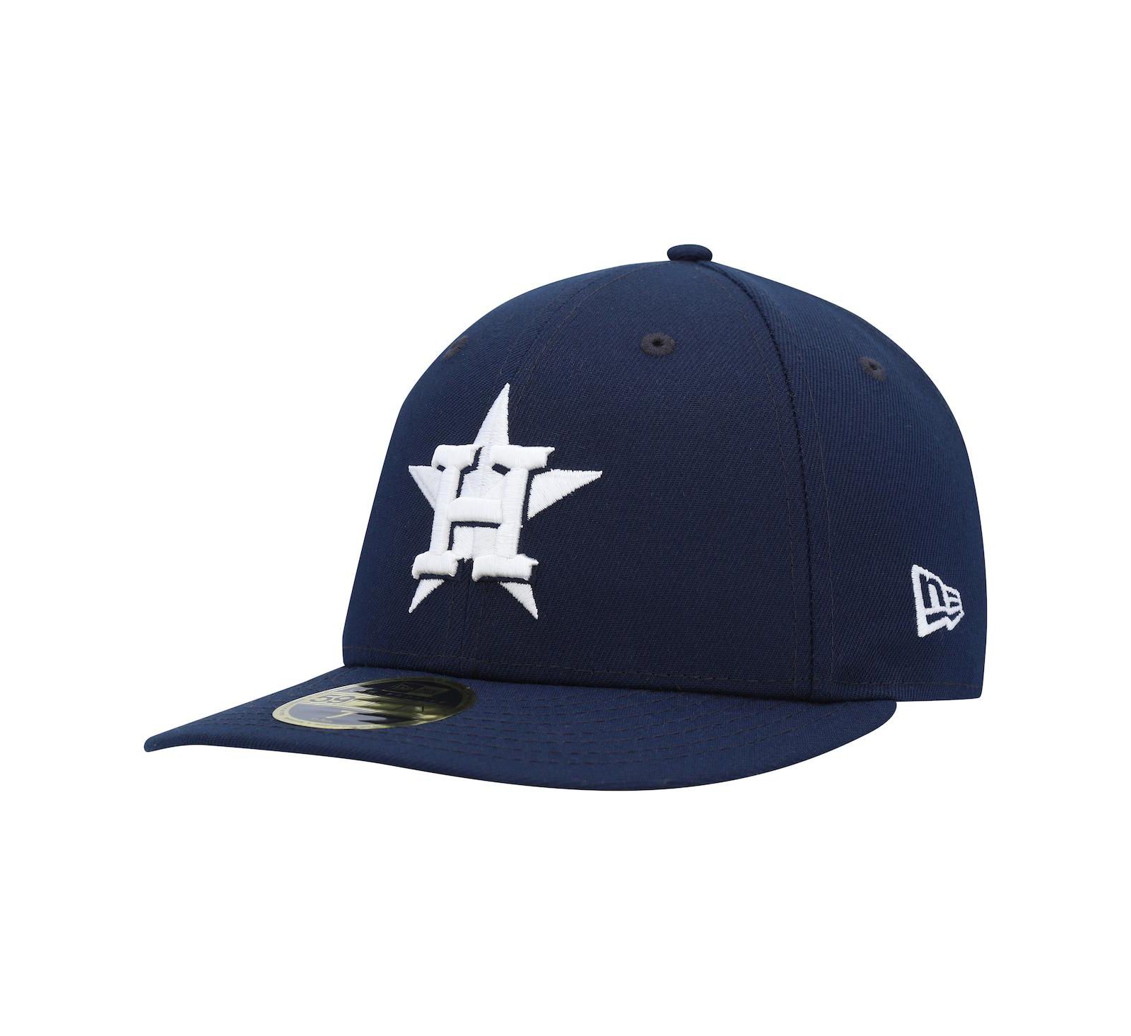 Мужская кепка New Era Houston Astros Oceanside Low Profile 59FIFTY (Navy)