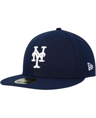 Мужская кепка New Era Navy New York Mets Oceanside Low Profile 59FIFTY Fitted