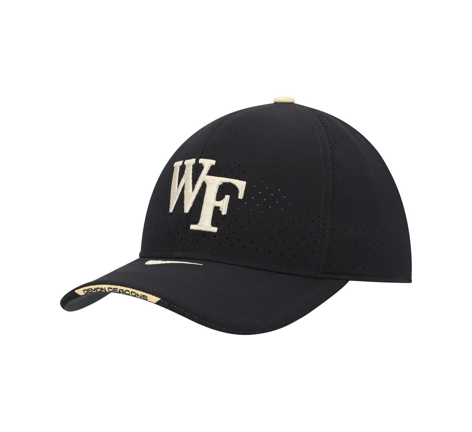 Мужская кепка Nike Black Wake Forest Demon Deacons Classic99 Swoosh Performance Flex