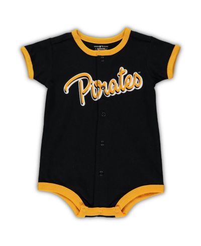 Outerstuff Ромпер Pittsburgh Pirates полосатый для новорожденных и младенцев