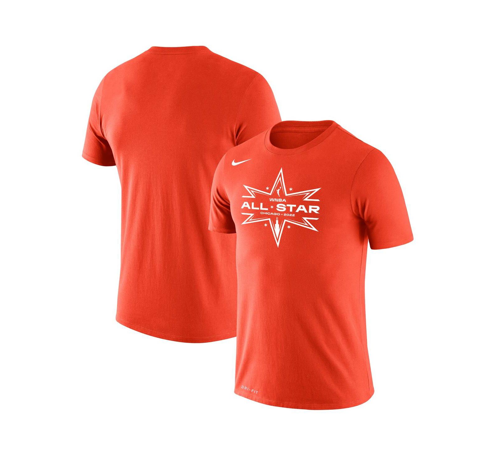 Nike Мужская футболка Legend Performance Orange 2022 WNBA All-Star Game Logo