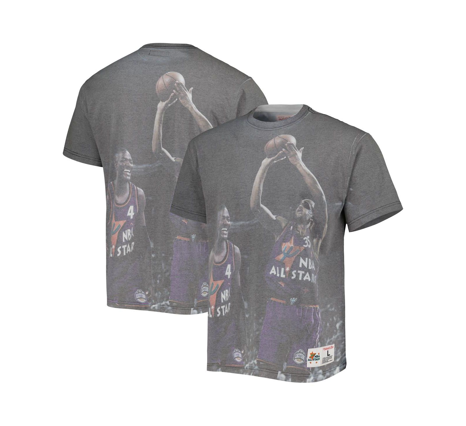 Men's Mitchell & Ness Detroit Pistons Above the Rim Graphic T-shirt