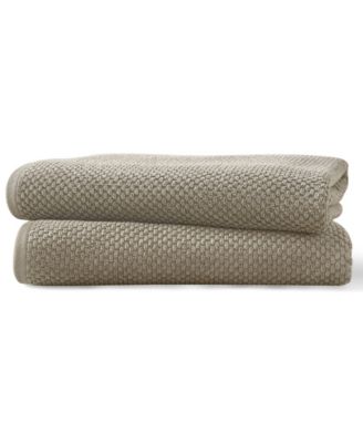 Blue Loom Lilly Cotton and Rayon from Bamboo 2 Piece Bath Towel Set, 56" x 30"
