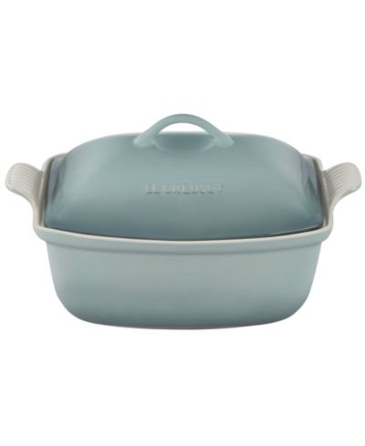 Le Creuset Heritage Stoneware 4.5 Quart Deep Baker with Lid