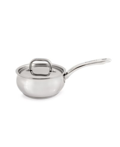 BergHOFF Belly Shape 18/10 Stainless Steel 6.25" Sauce Pan with SS Lid, 1.5qt.