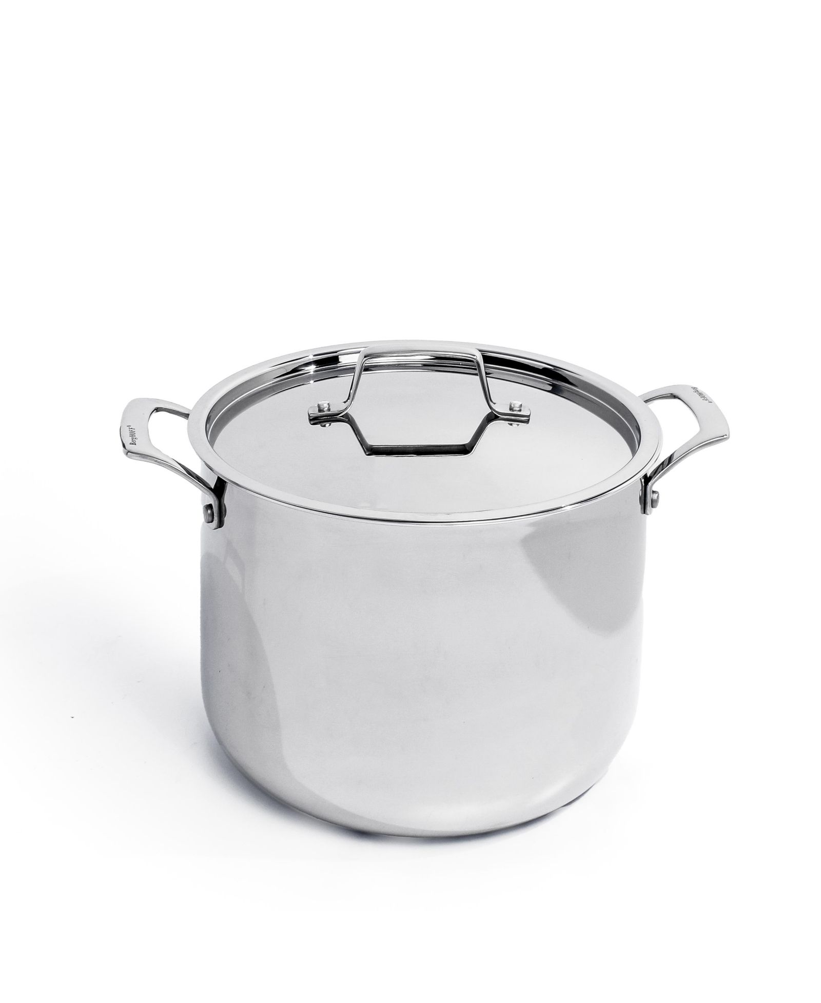 BergHOFF профессиональная кастрюля Tri-Ply из нержавеющей стали с крышкой, 8qt.