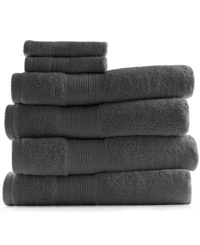 Hearth & Harbor Luxury Combed Cotton Bath Towel Set, 6-Piece