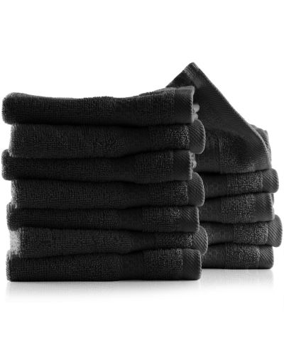 Hearth & Harbor Набор махровых полотенец из гребенчатого хлопка Luxury, 12 шт