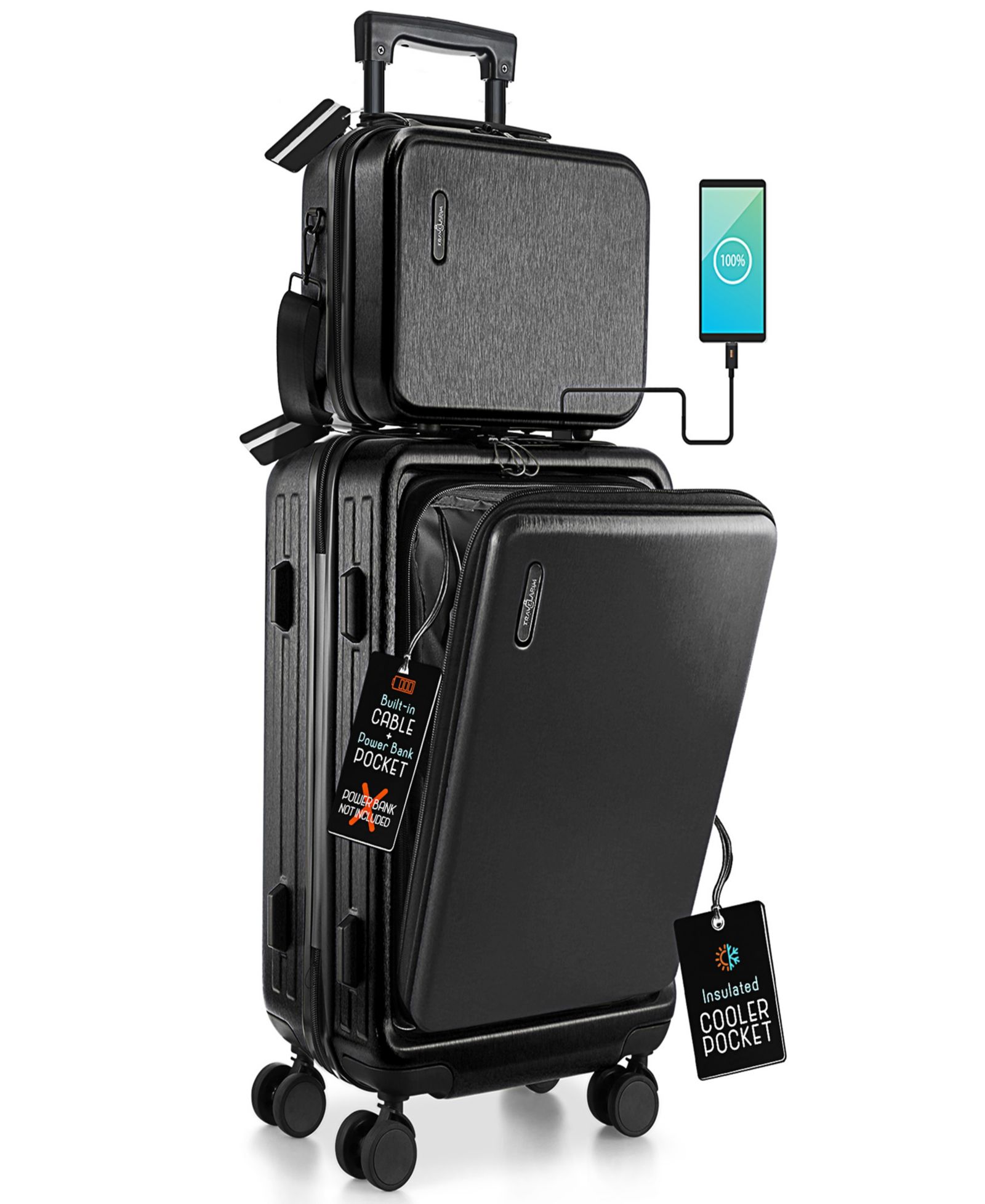TravelArim чемодан Hard Shell Lightweight Carry On, 22"