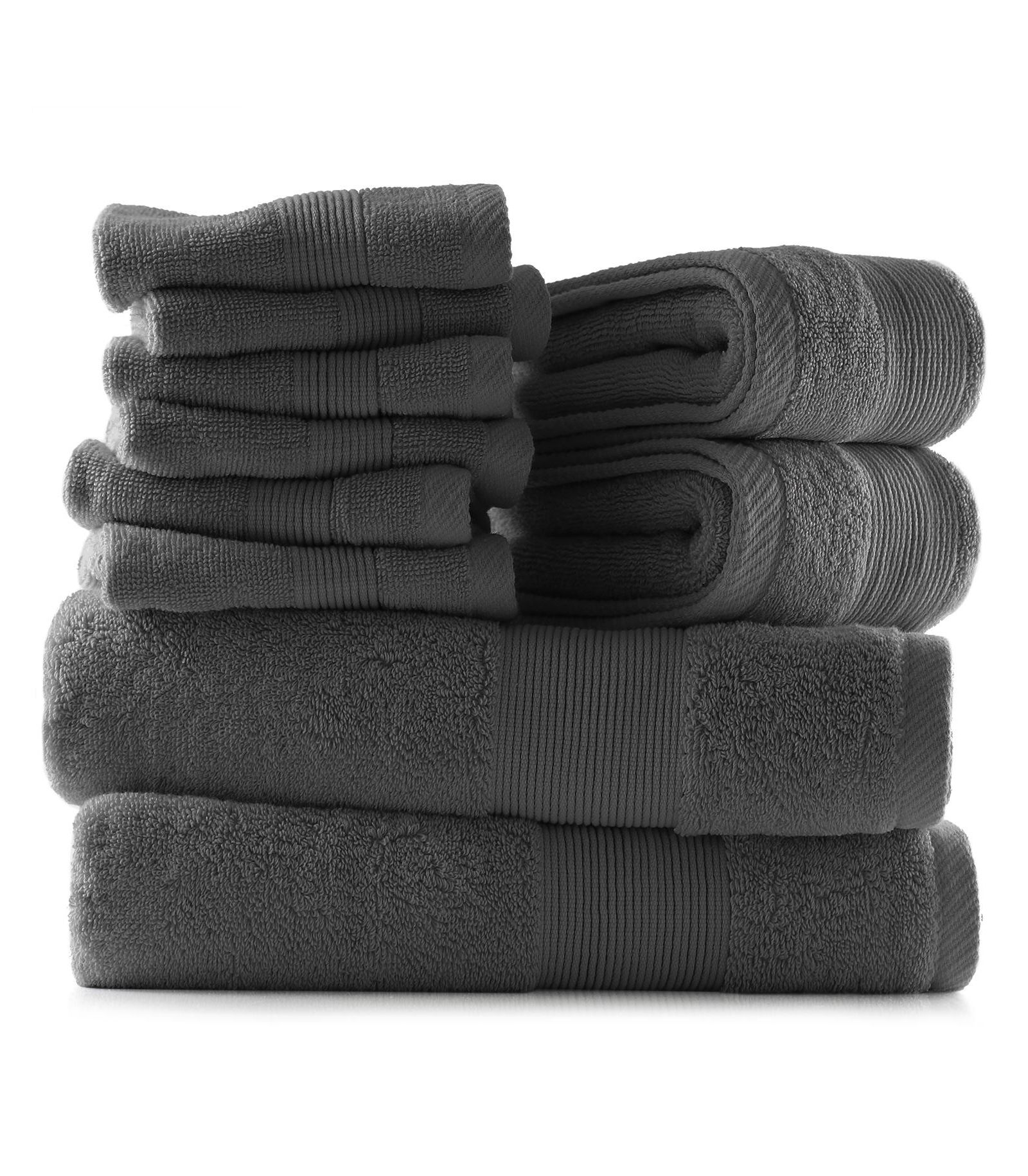 Hearth & Harbor Luxury Soft Combed Cotton 10-Piece Towel Set
