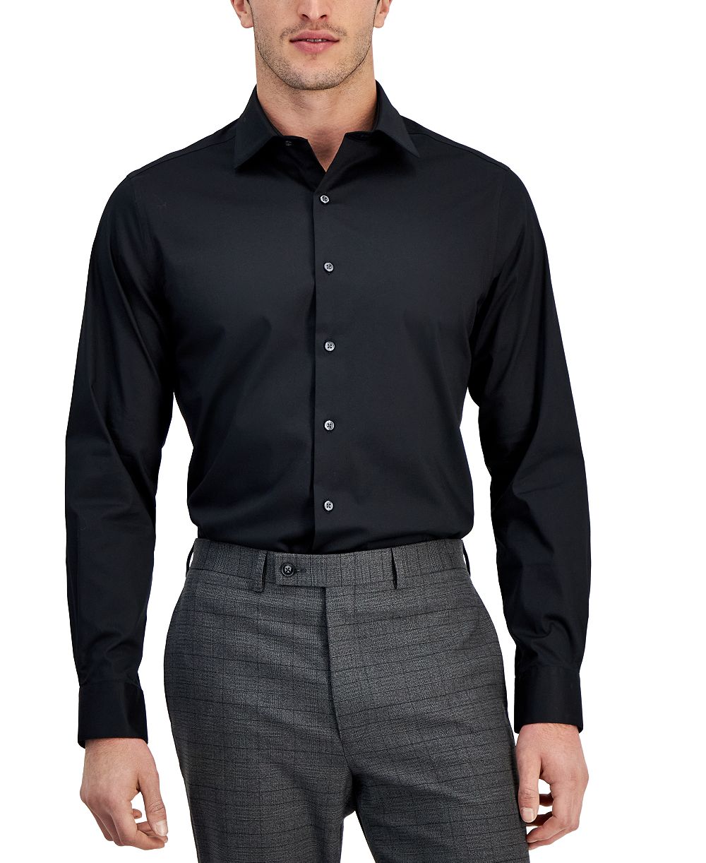 Alfani Мужской Regular-Fit Temperature Regulating Solid Dress Shirt