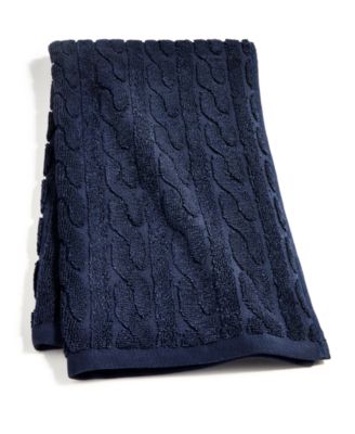 Lauren Ralph Lauren Sanders Cable Hand Towel, 16" x 30"