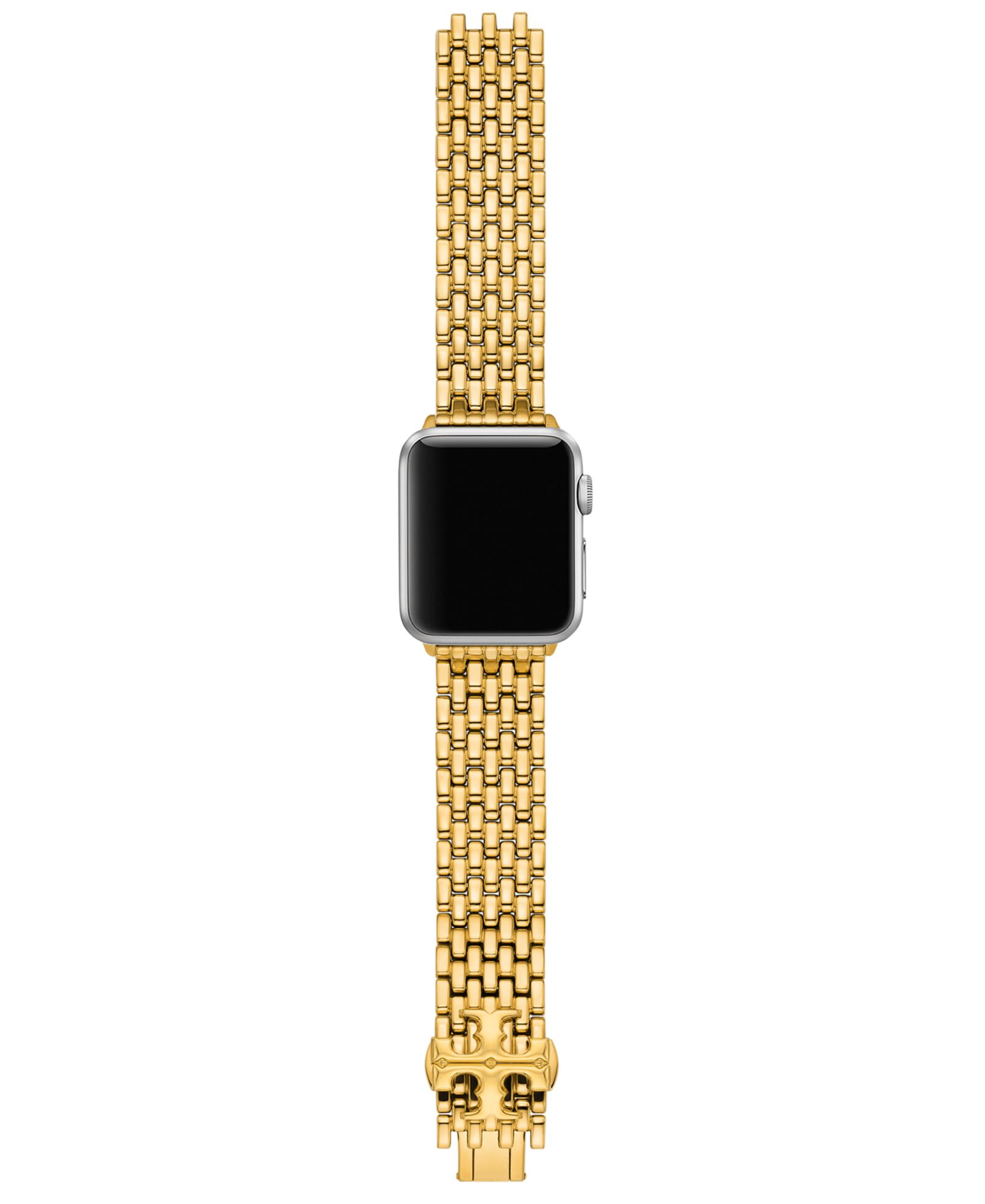 Браслет Tory Burch из золотистой нержавеющей стали для Apple Watch 38mm-45mm