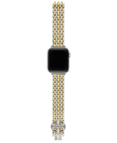 Tory Burch двухцветный браслет из нержавеющей стали для Apple Watch® 38mm-45mm